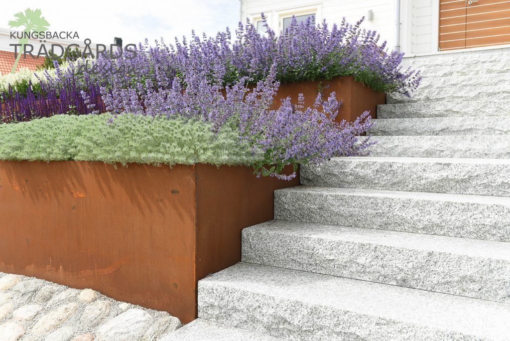 Trädgårdsdesign efter anläggning